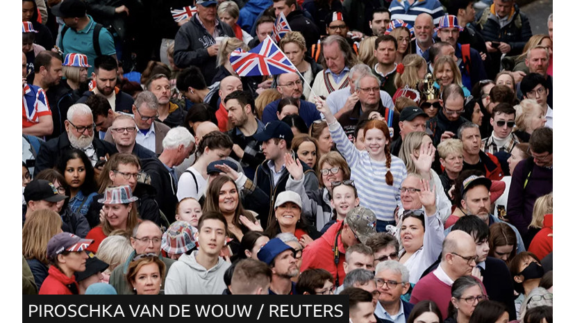 Londoners line up streets ahead of King's coronation