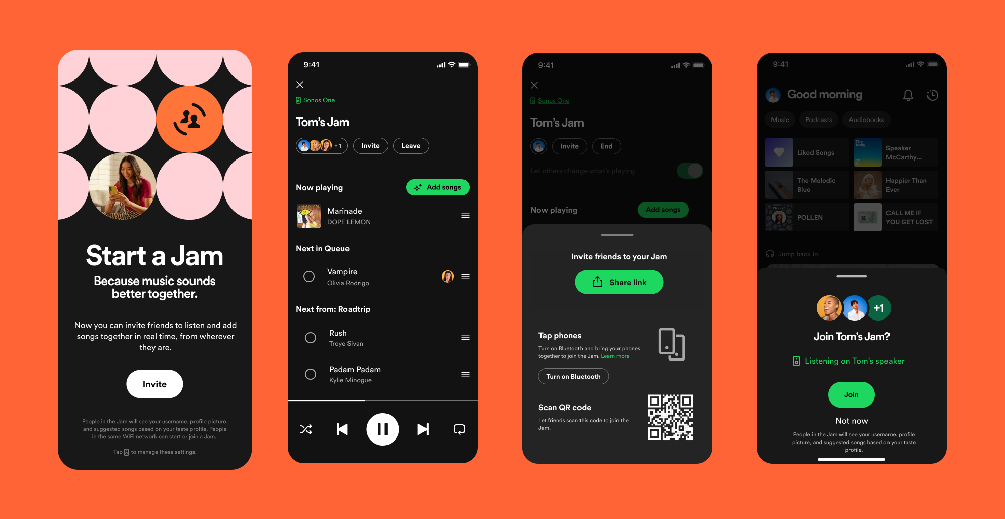 Spotify Unveils Jam, a New, Personalized Way to Listen With Your Entire  Squad — Spotify