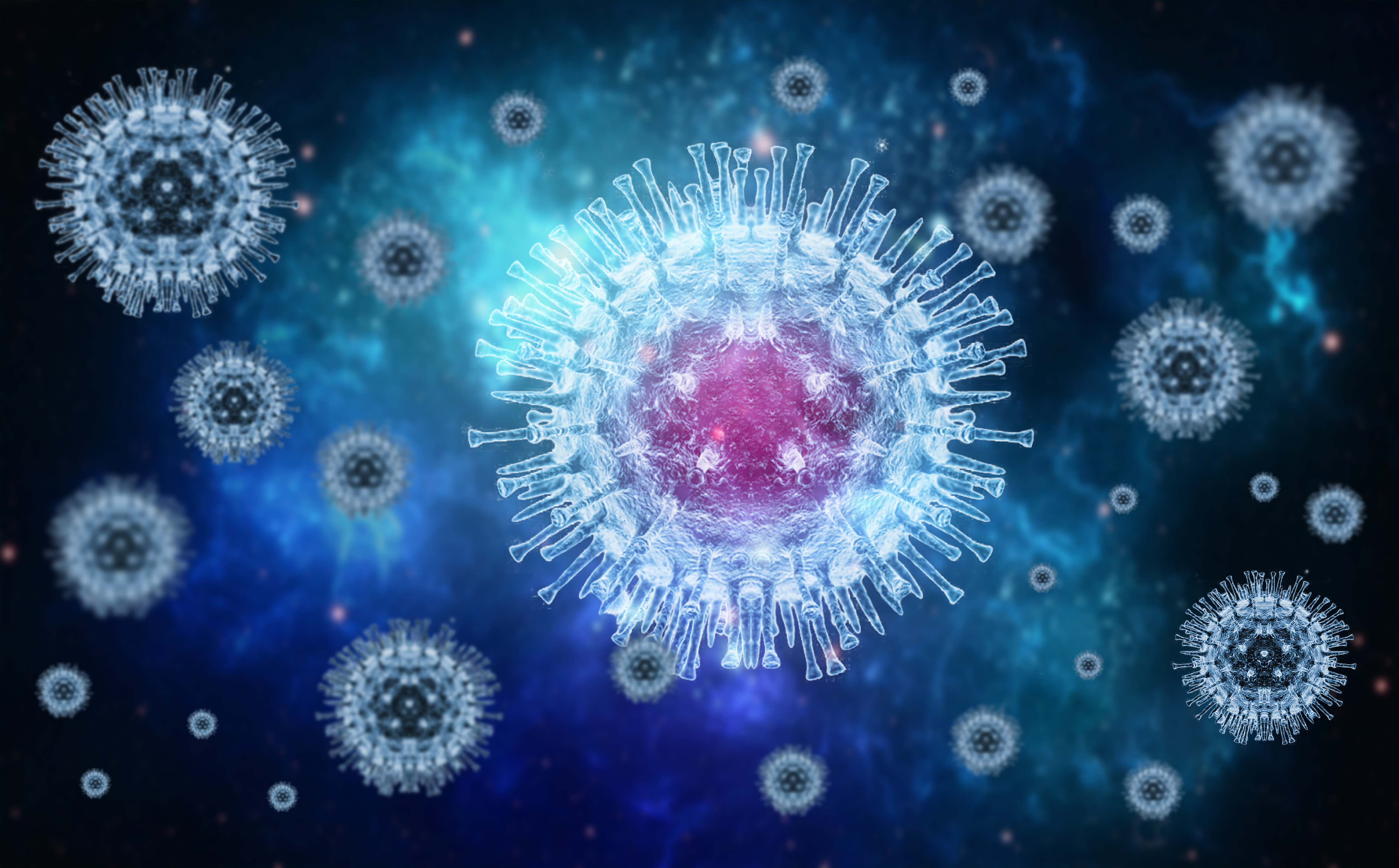 Вирус 2024 г. Молекула вируса. Вирусный фон. Молекулярный вирус.