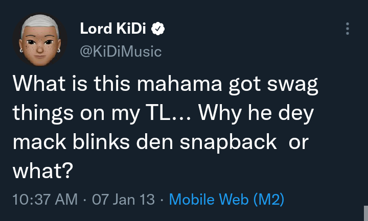 KiDi’s old tweets that got hon trending