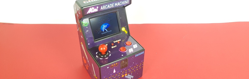 Mini Arcade Maschine 80's Desktop Retro 240 Spiele 16 Bit Tragbar Videogames 