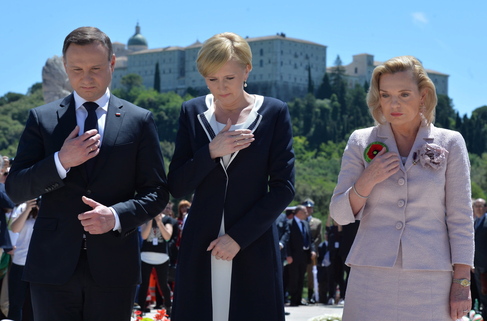 Prezydent Andrzej Duda z żoną Agatą Kornhauser-Dudą