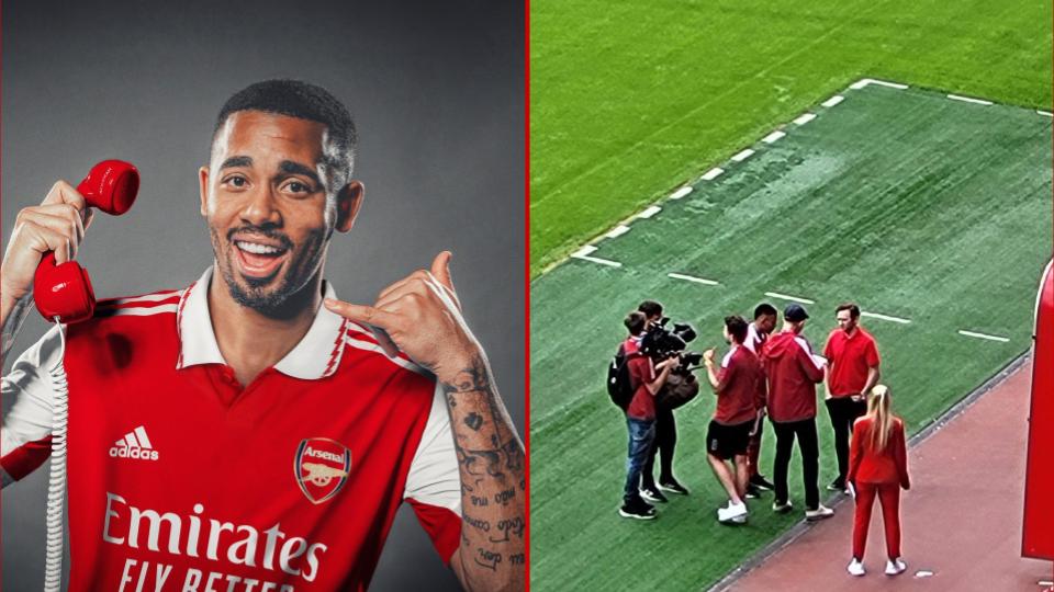 Gabriel Jesus' Arsenal shirt number confirmed after leaked video