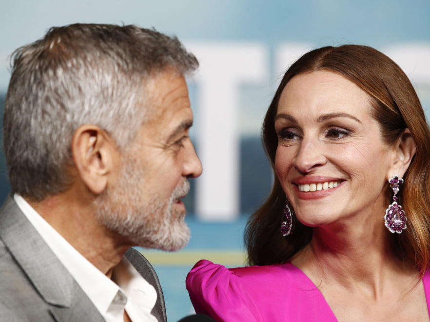Julia Roberts i George Clooney na premierze filmu 