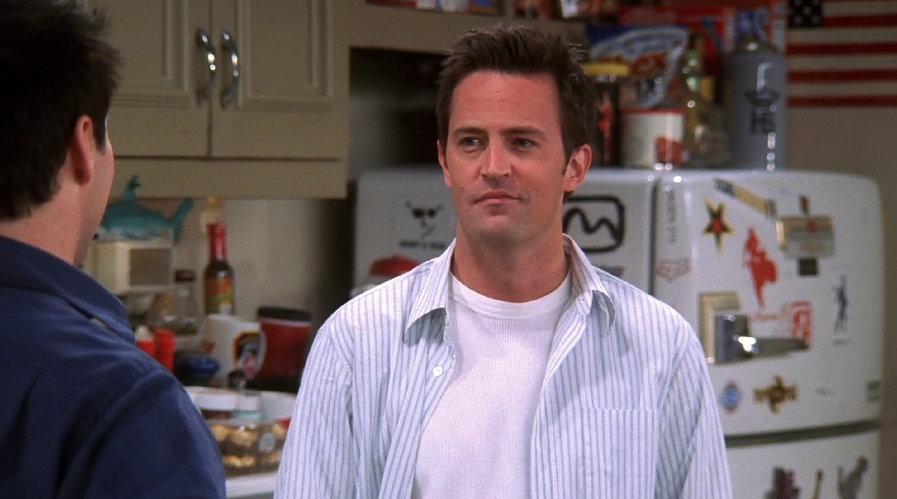 Matthew Perry as Chandler Bing in the final episode of