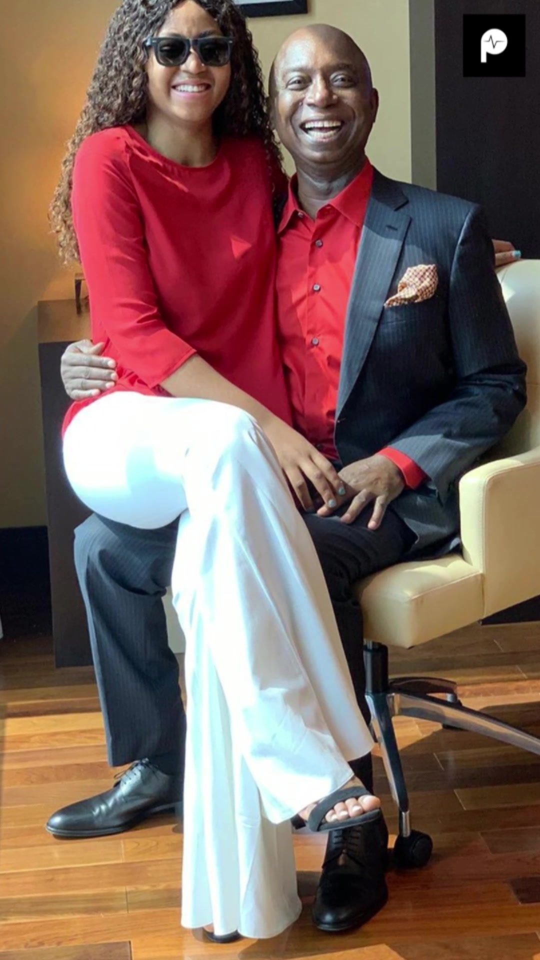 Regina Daniels with her billionaire husband Ned Nwoko,, who recently became a senator(IGTV)