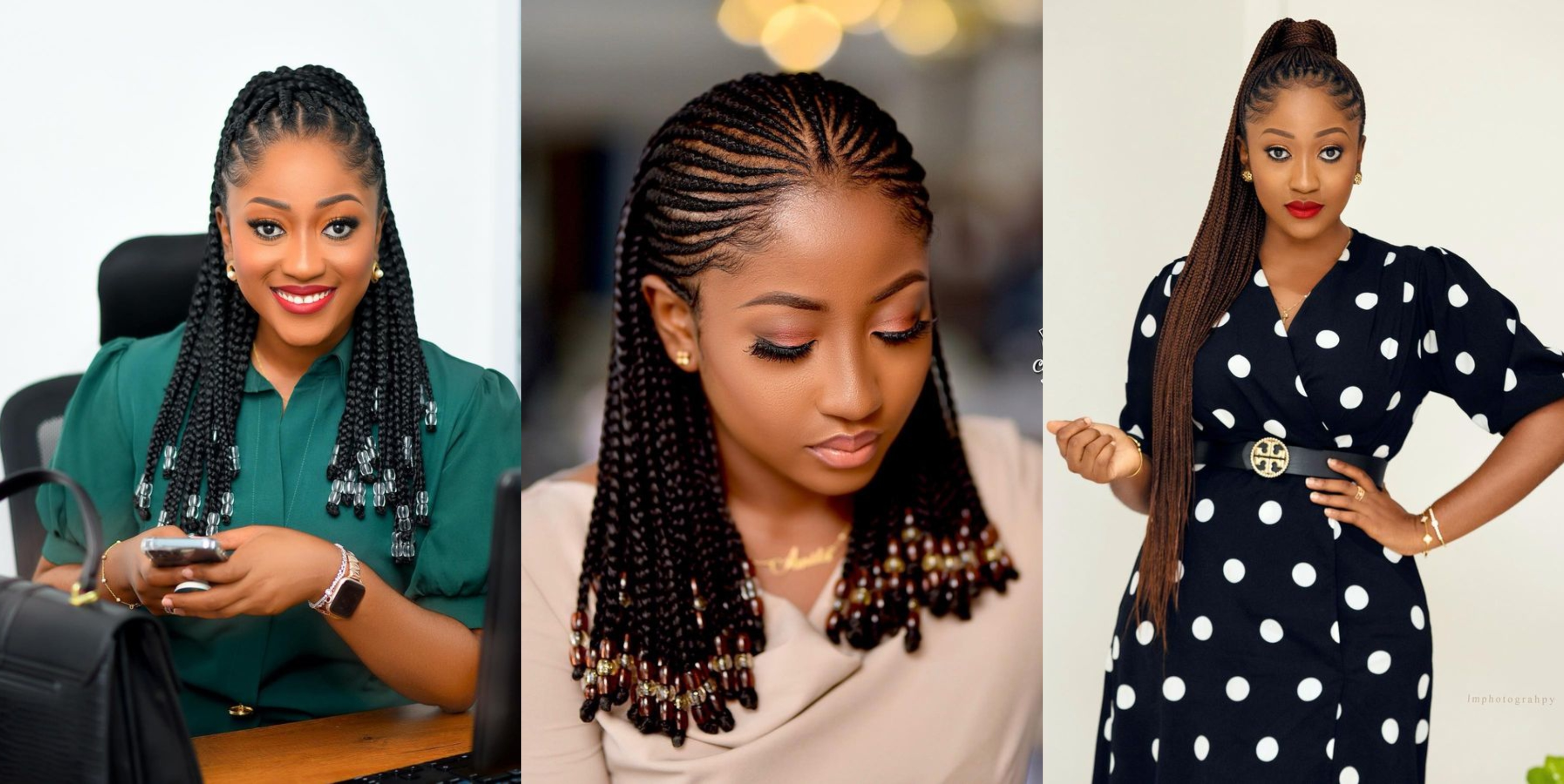 Celebs with ghana braids