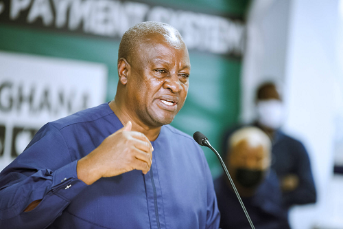 \"Will you give your car to your former experienced driver or the careless drivers mate\" - Mahama to Ghanaians