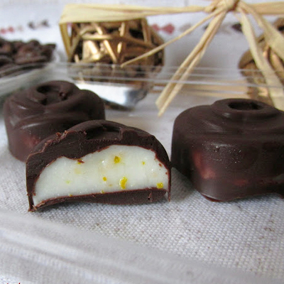 Narancsos-joghurtos praliné