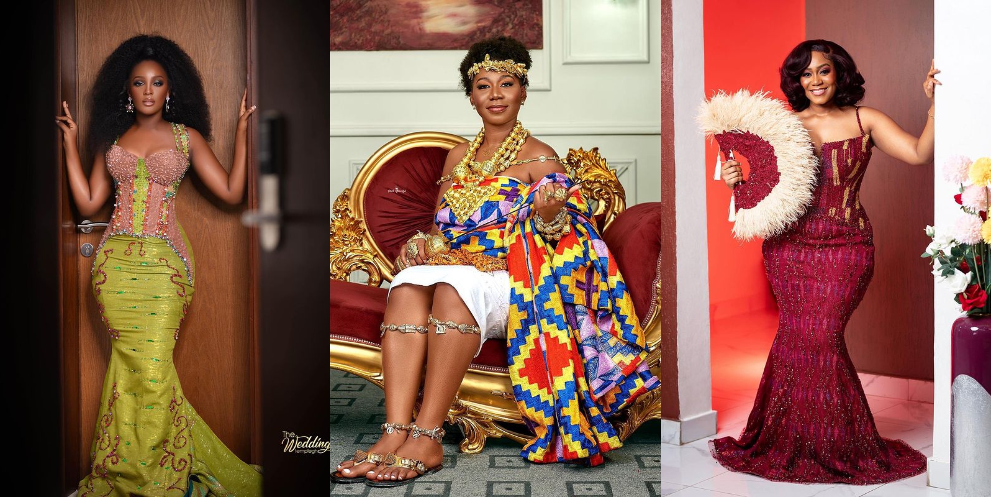 Ghana weddings: 10 trending kente styles that took over the 'gram in  February