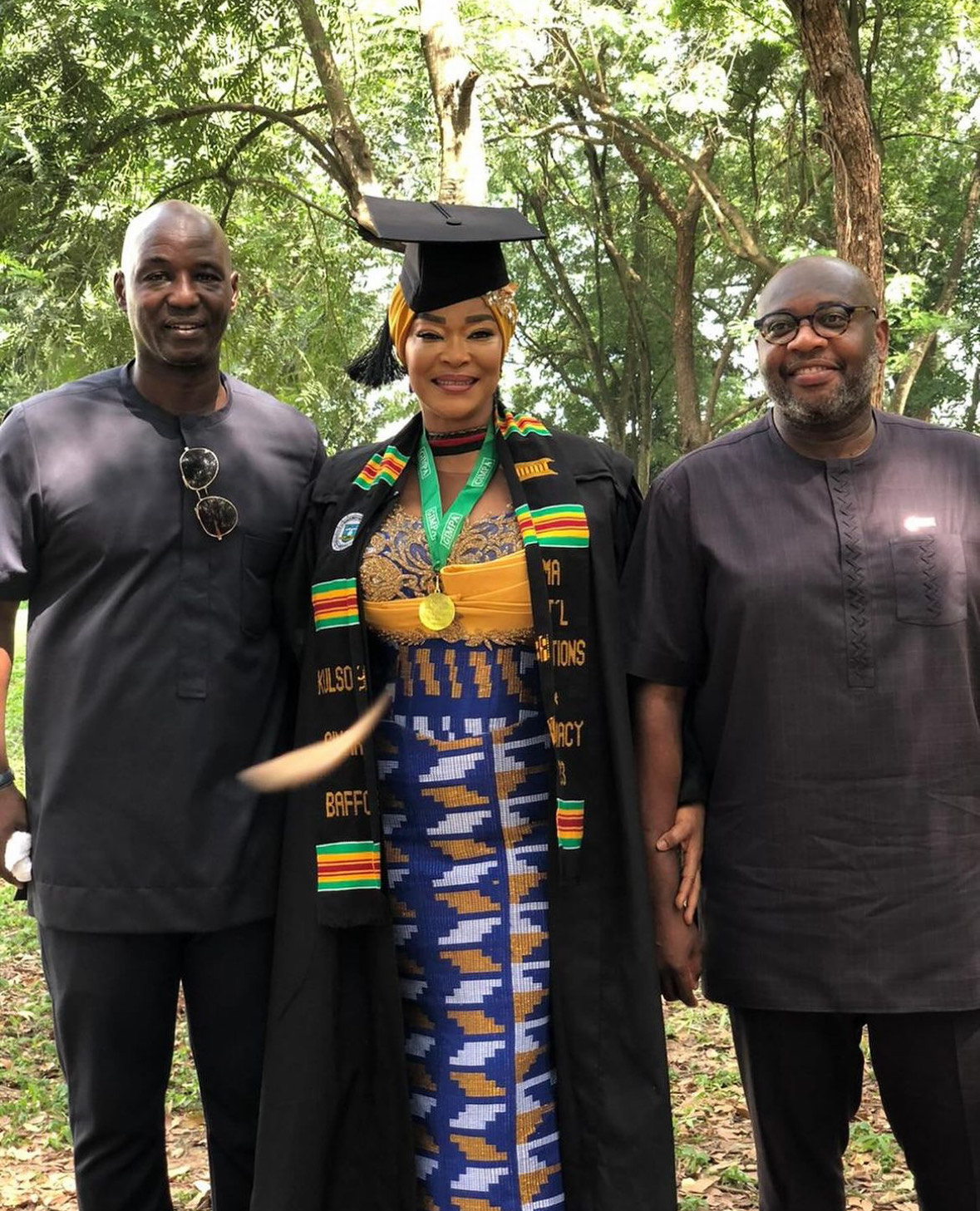 Actress Kalsoume Sinare Baffoe, bags second degree from GIMPA