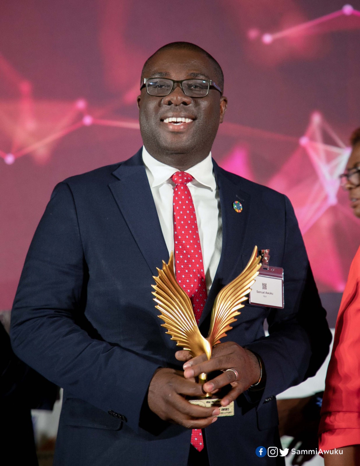 Sammi Awuku wins overall best public sector CEO of the year award