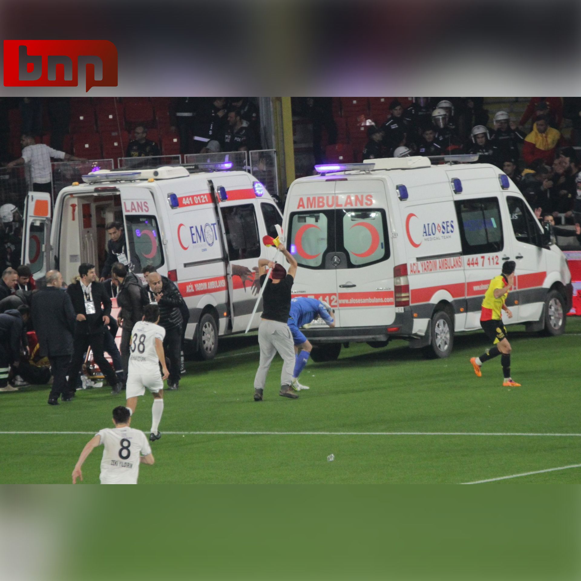 Ballistics launched in multiple cases of fan violence in Turkish Super Lig