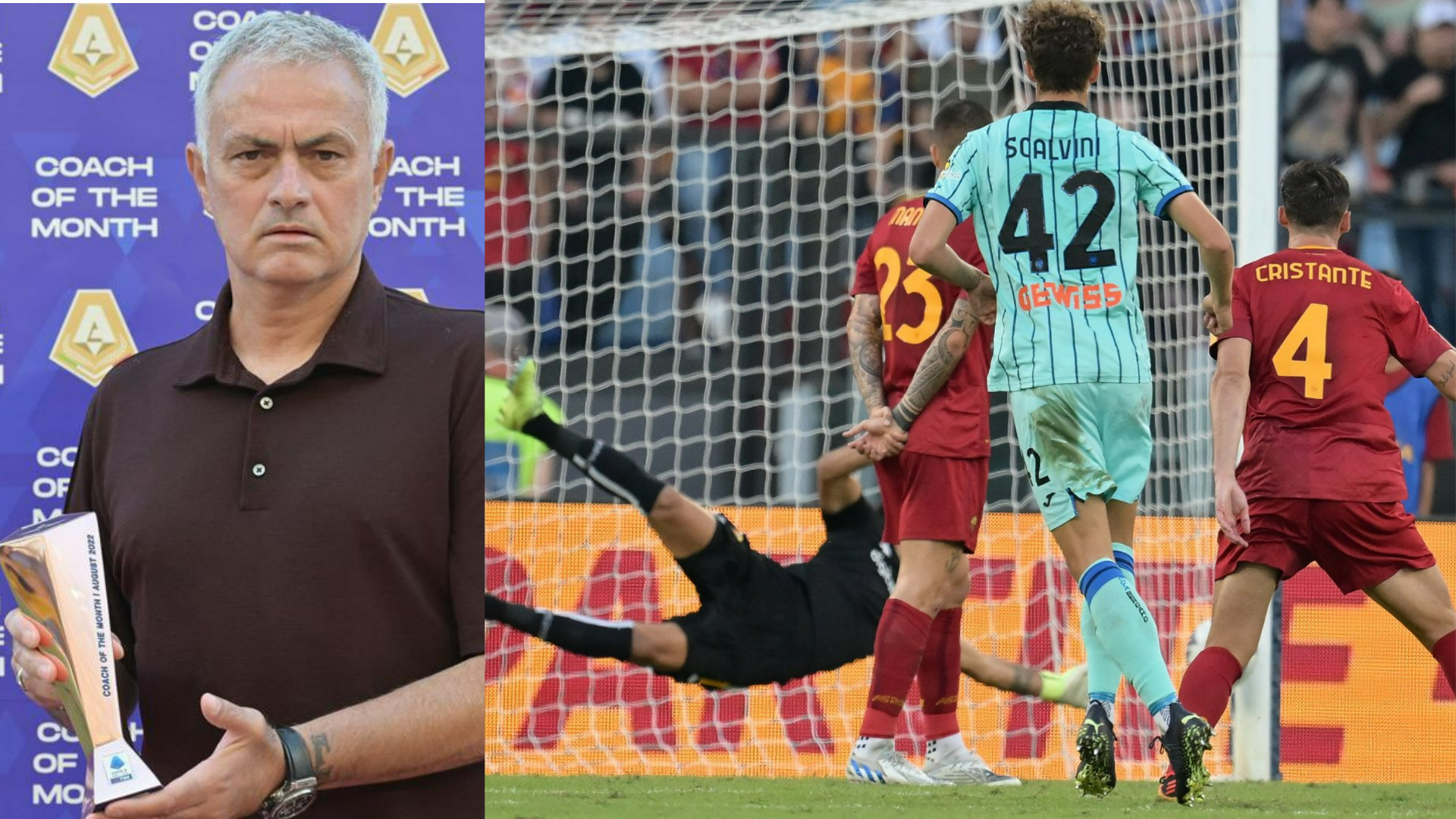 Mourinho sees red as Roma loses 0-1 to Ademola Lookman's Atalanta