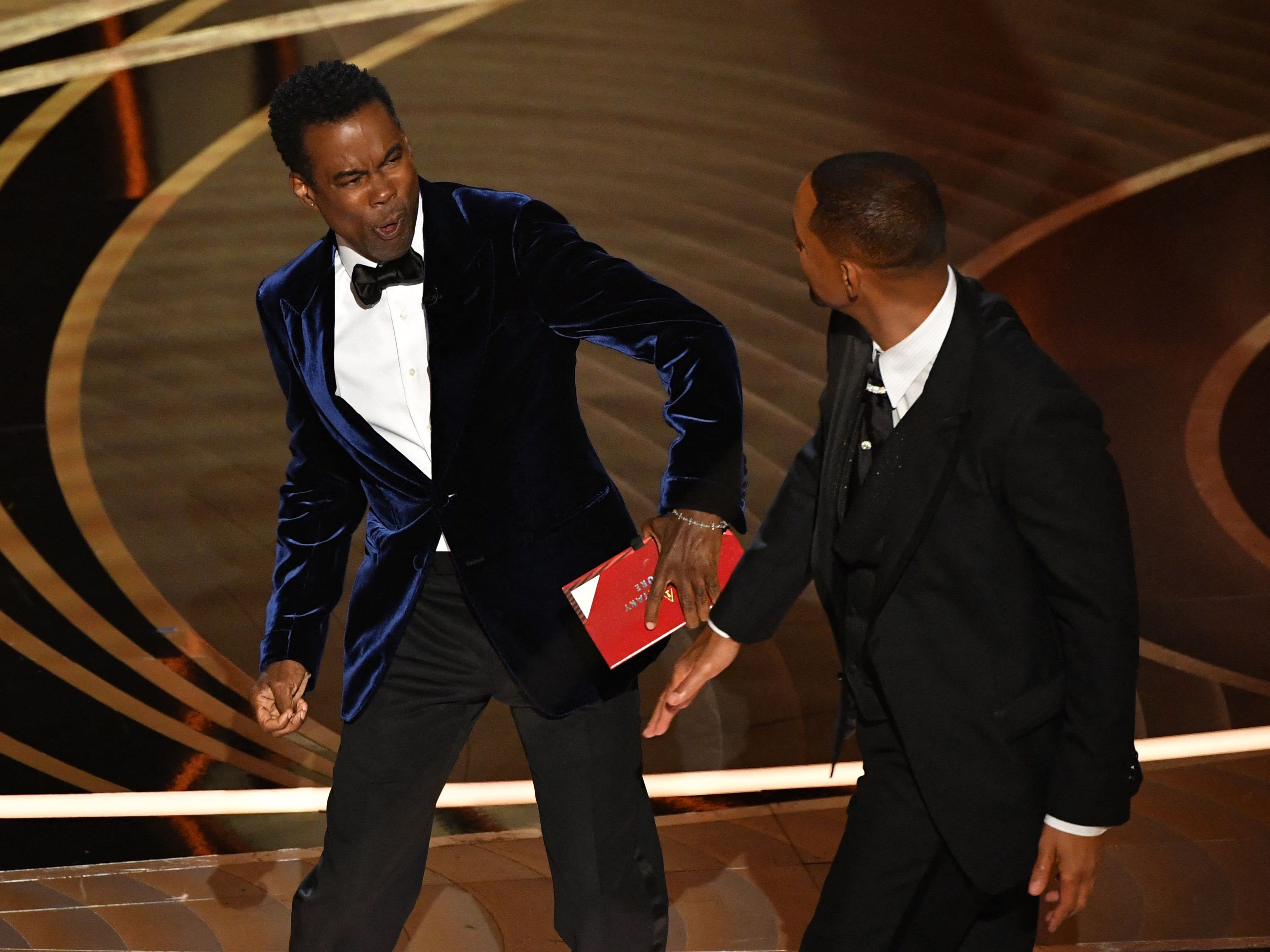 Will Smith slapped Chris Rock onstage at the Oscars in March 2022.Robyn Beck/AFP via Getty Images