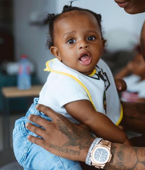 Wizkid shares adorable picture of his 4th son 