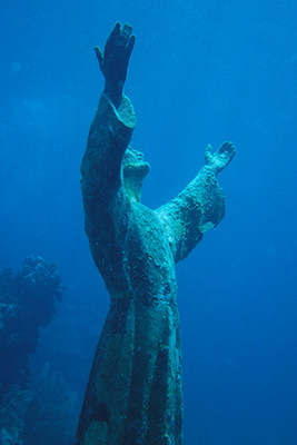 Christ of the Abyss, Key Largo, Florida [spiritual ray]