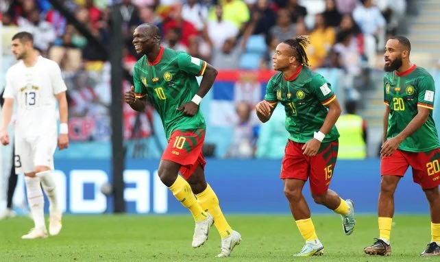 Cameroon plays out entertaining 3-3 draw against Serbia in game of the tournament