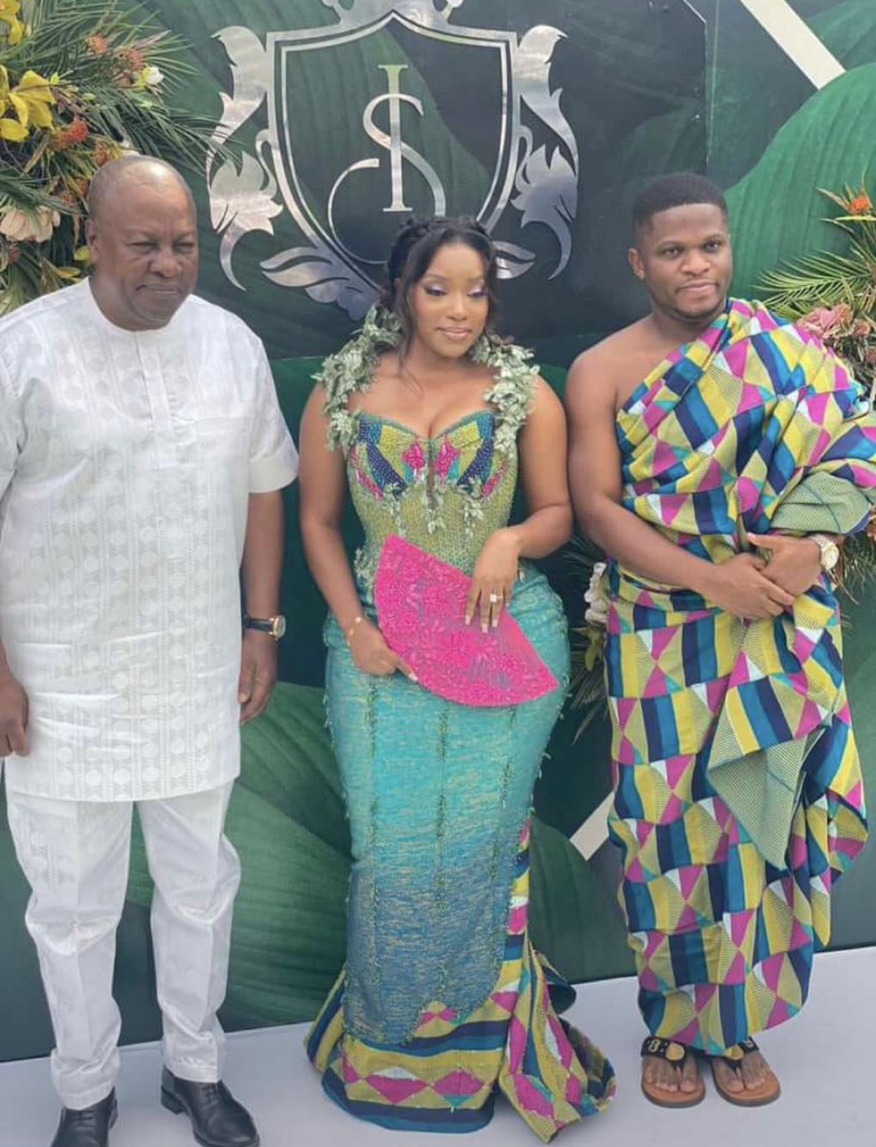 Former President John Mahama at Sammy Gyamfi's wedding