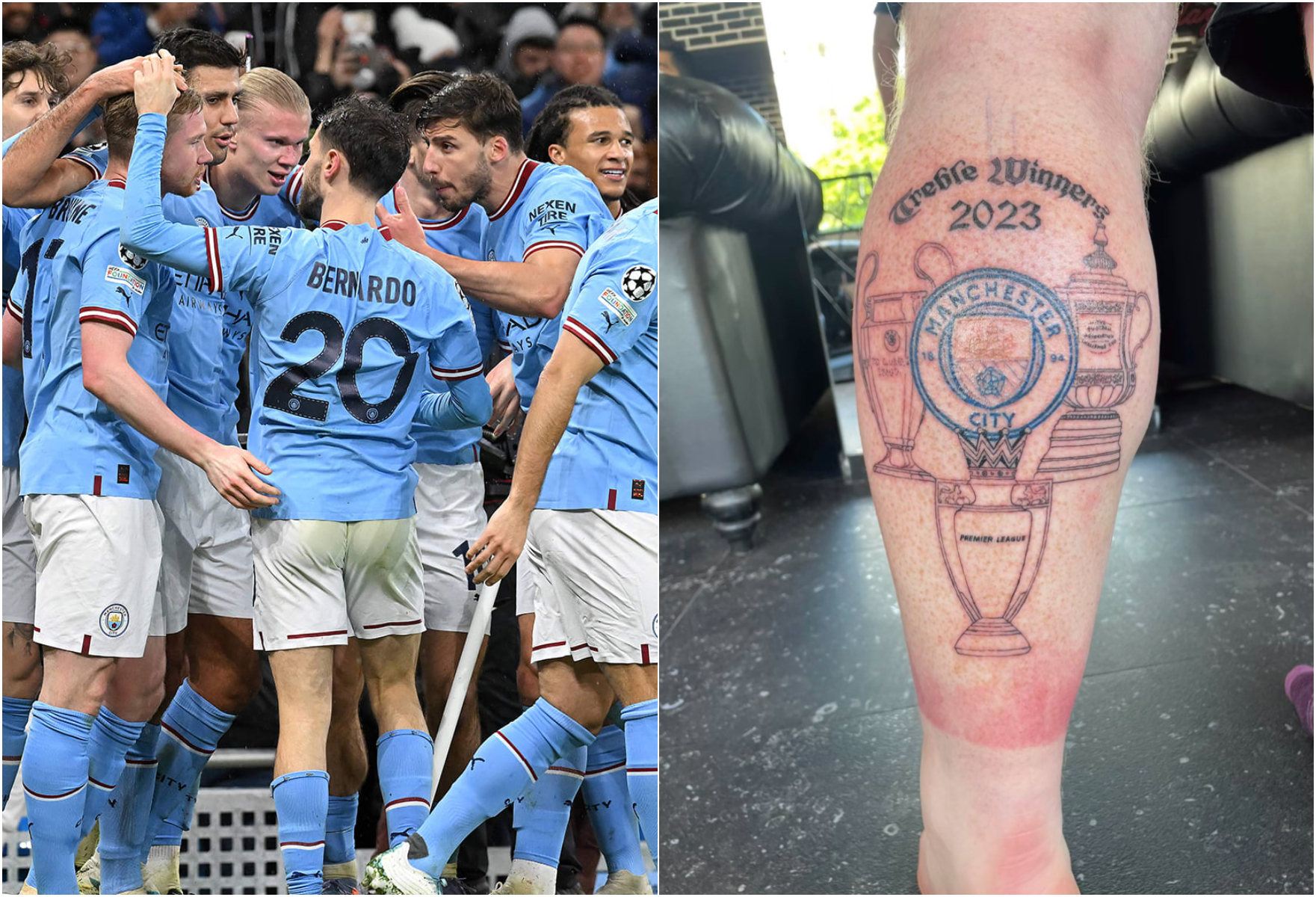 Sergio Ramos unveils tattoos of Champions League and World Cup trophies   Daily Mail Online