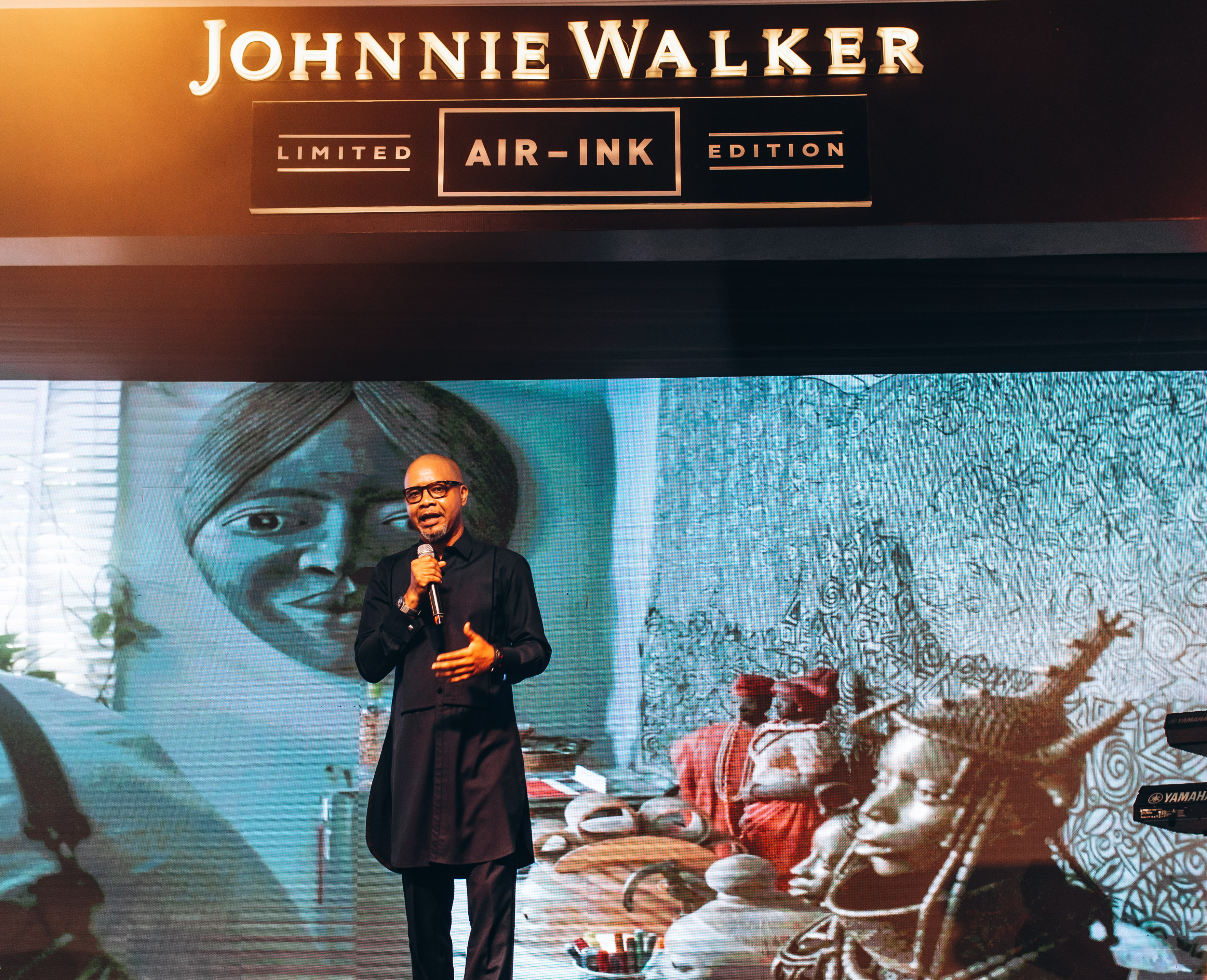 Johnny Walker, Air-Ink, Victor Ehikhamenor unveil limited- edition bottles inspired by Lagos for a sustainable future,