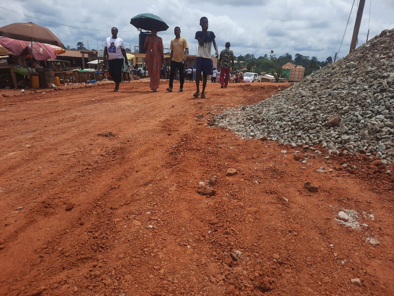 Road constructions begin in Assin North a day after EC announced by-election date
