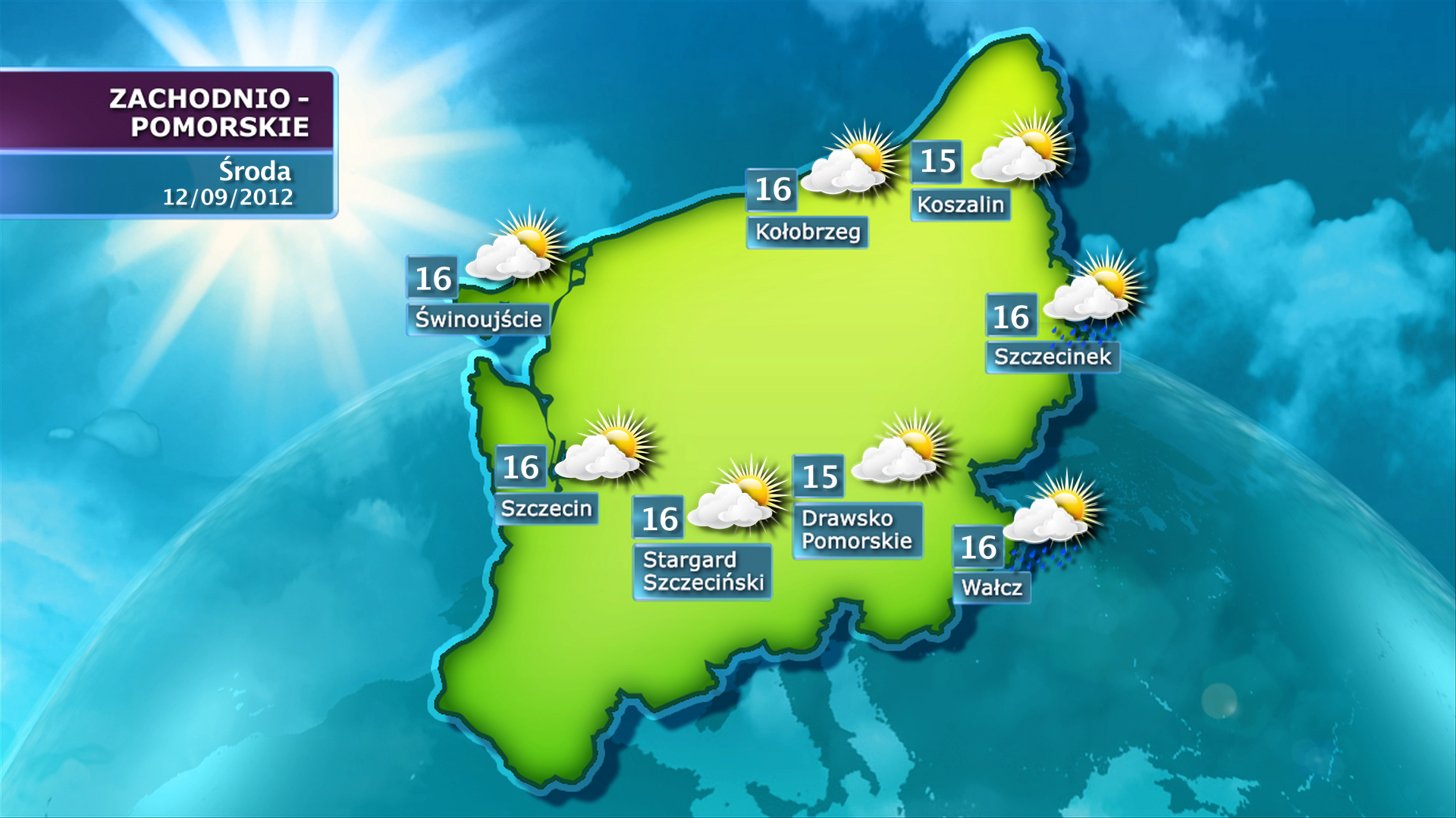 Prognoza Pogody Dla Woj Zachodnio Pomorskiego 12 09 Wiadomosci