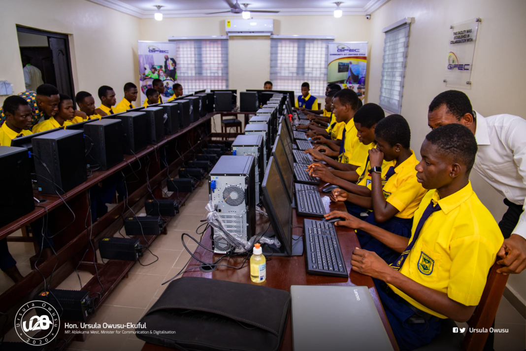 Ursula Owusu names technology hub after her mother at Akim Oda