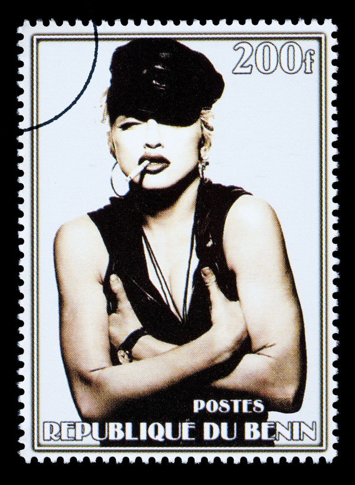Madonna na znaczkach pocztowych
