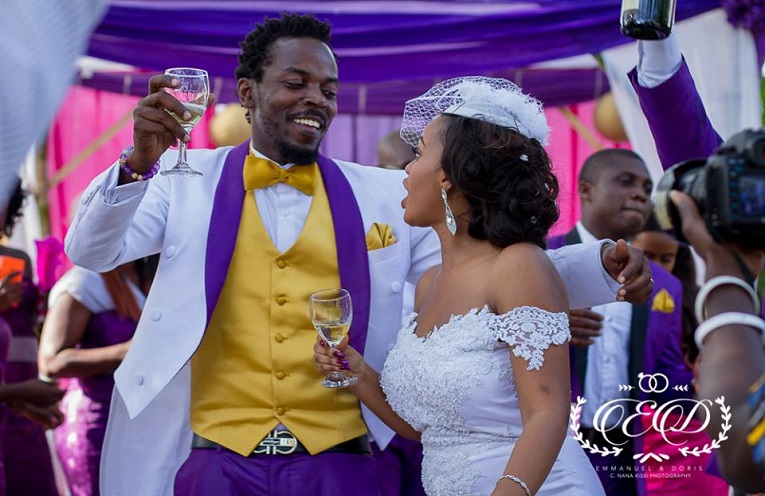 Kwaw Kese and wife