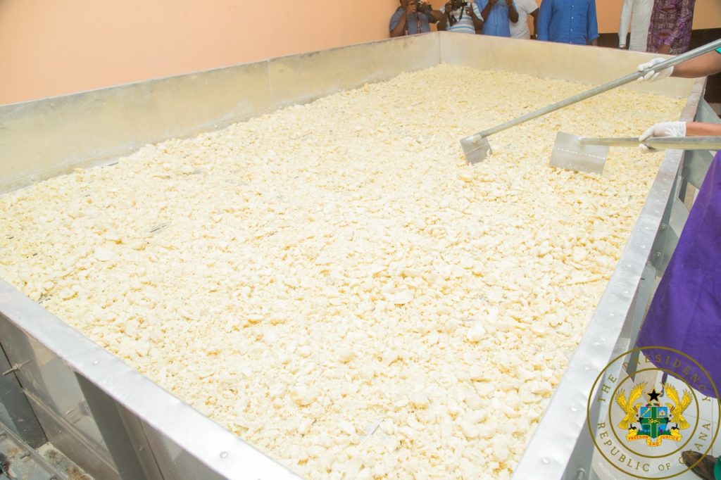 Akufo-Addo inspects GH¢9.2 million yam/cassava processing factory in Bimbilla