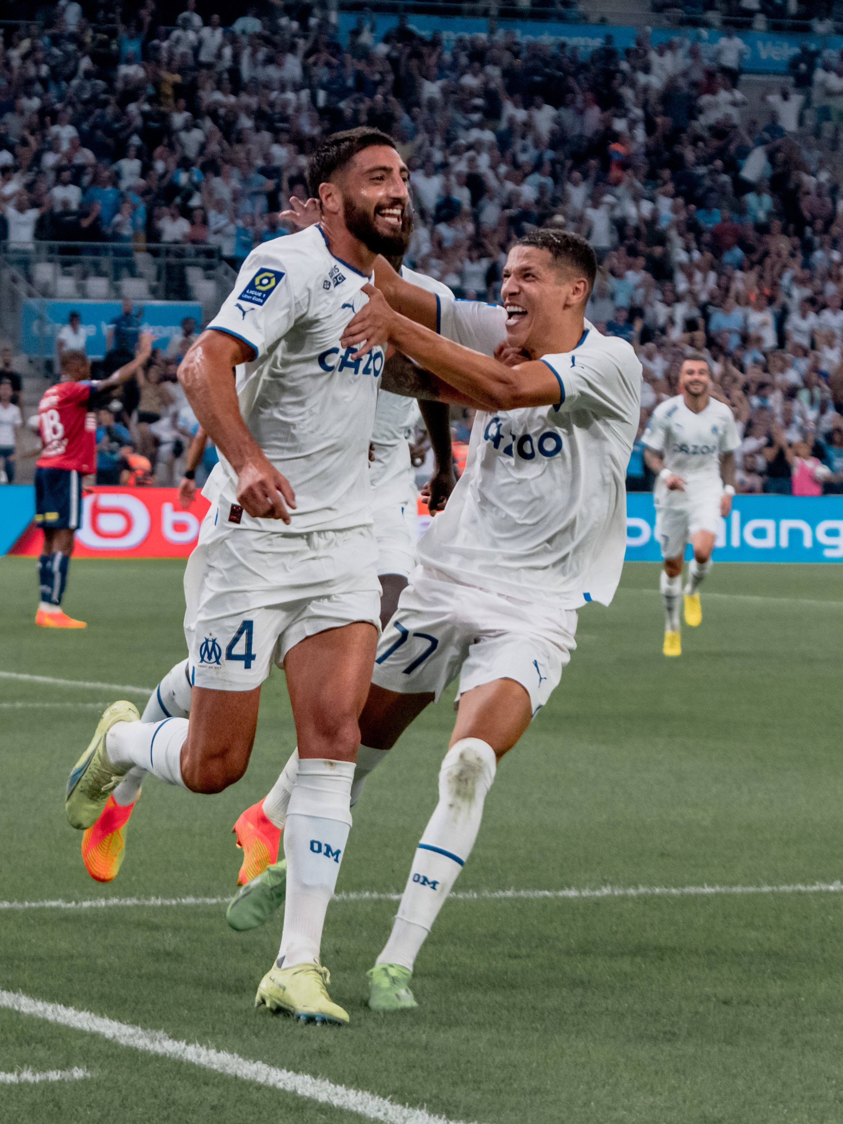 Match winner for Marseille, Samuel Gigot.