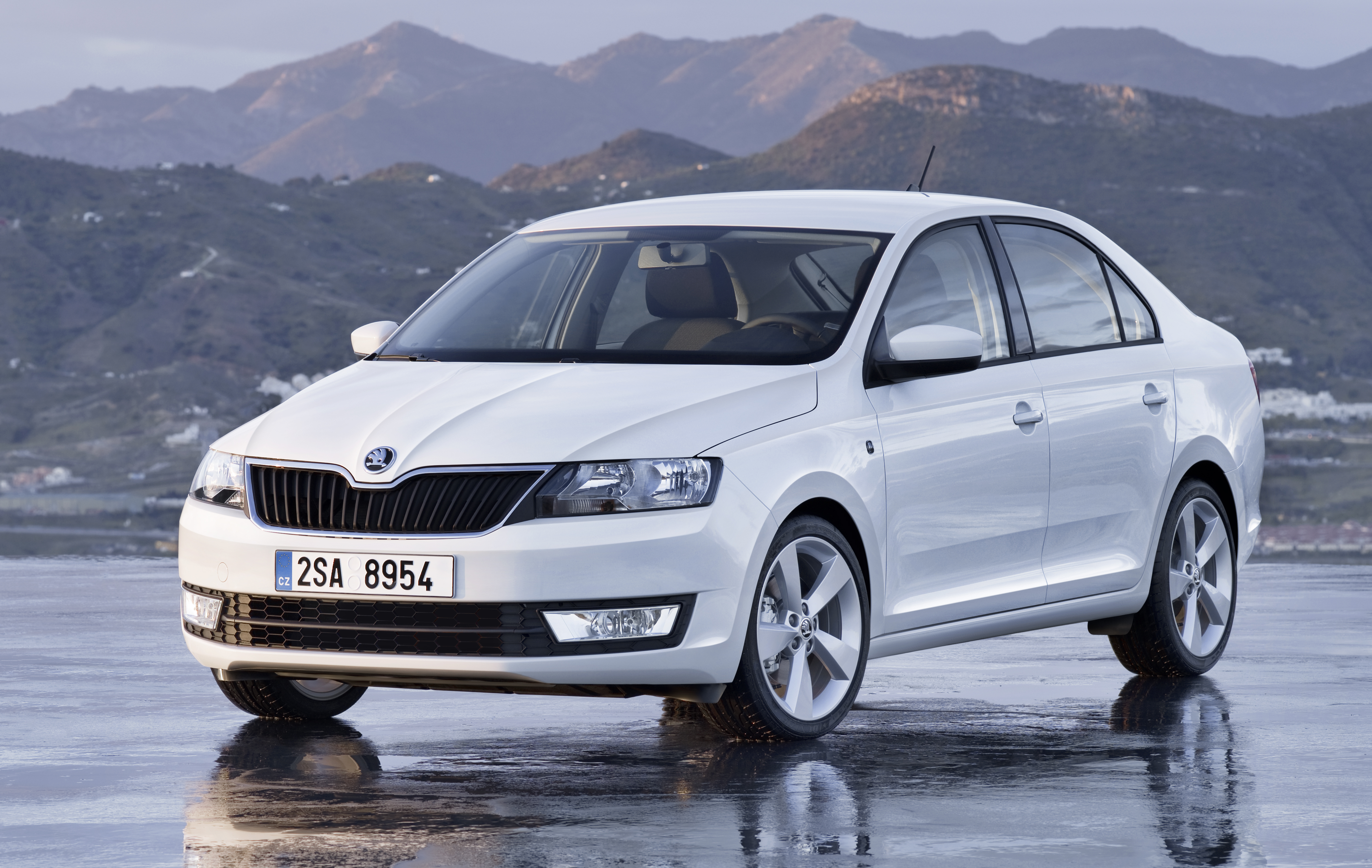 Руль на skoda rapid