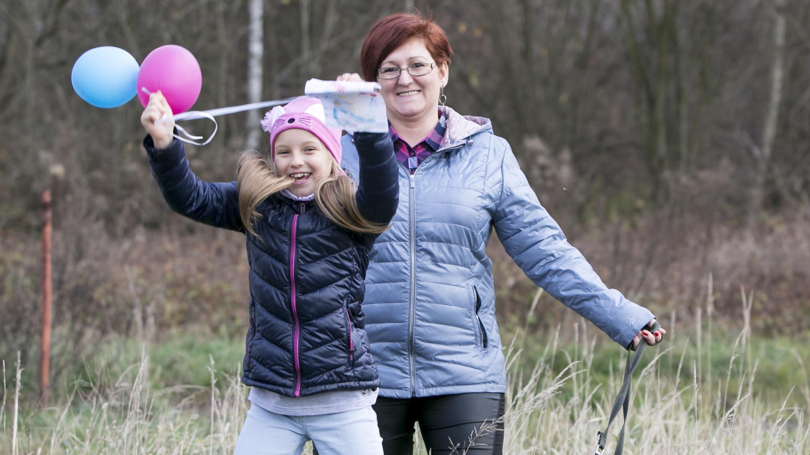 List z marzeniami 4-letniej Czeszki przyleciał balonikiem do Zabrza!