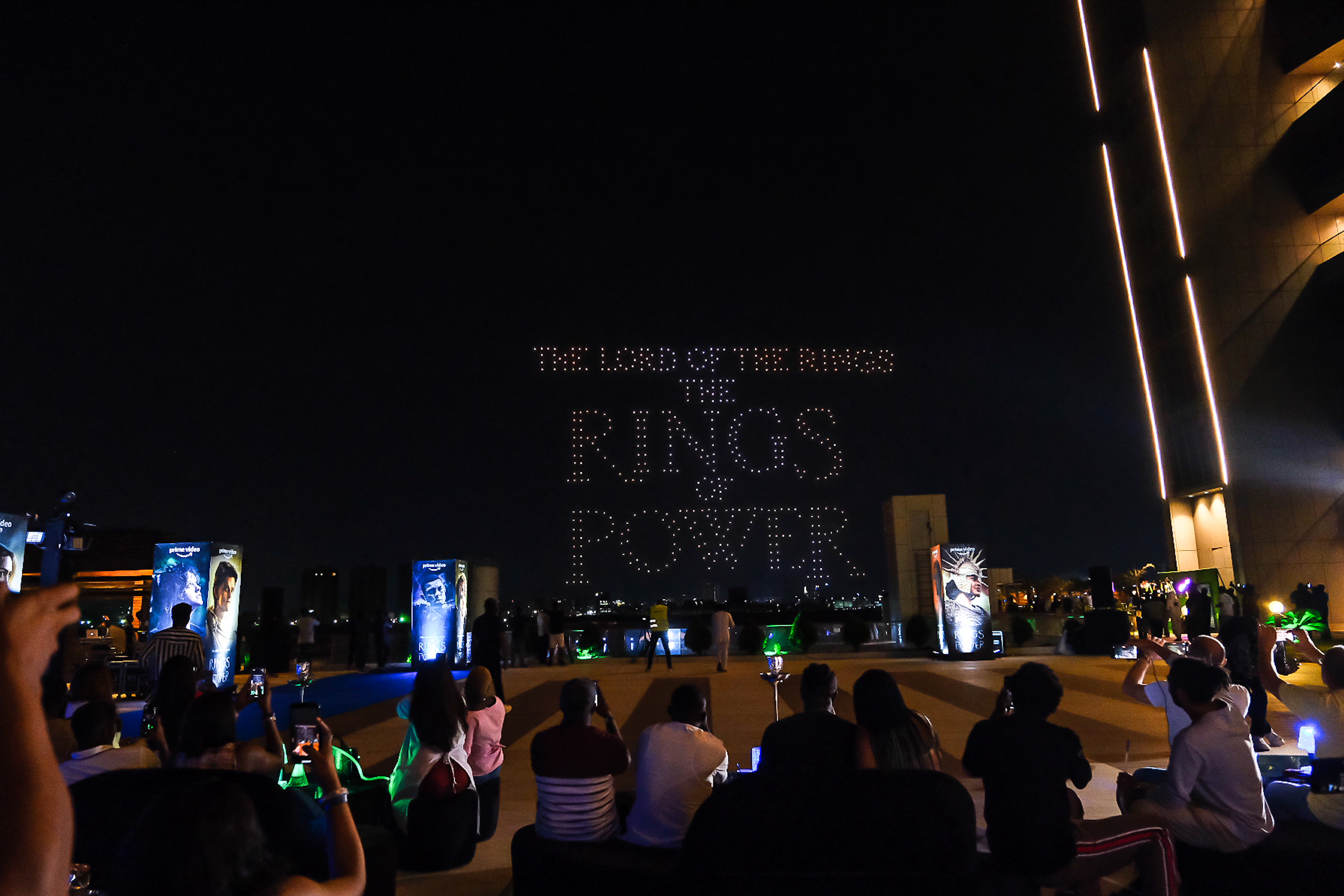 Prime Video Nigeria closes out 'The Lord of the Rings: The Rings of Power' with a drone show