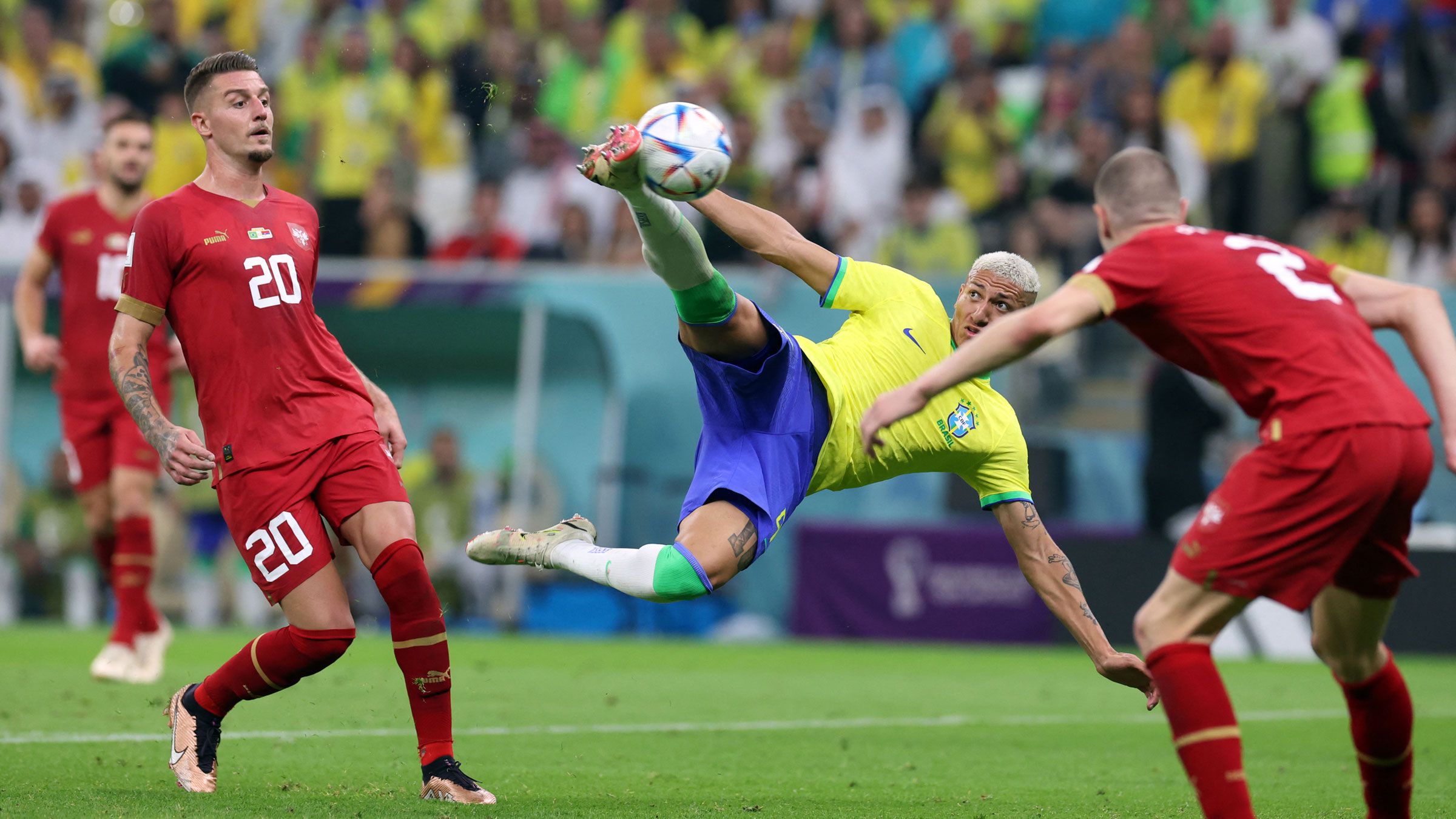 Qatar 2022: Who needs Neymar? Richarlison magic too much for Serbia as Brazil win 2-0