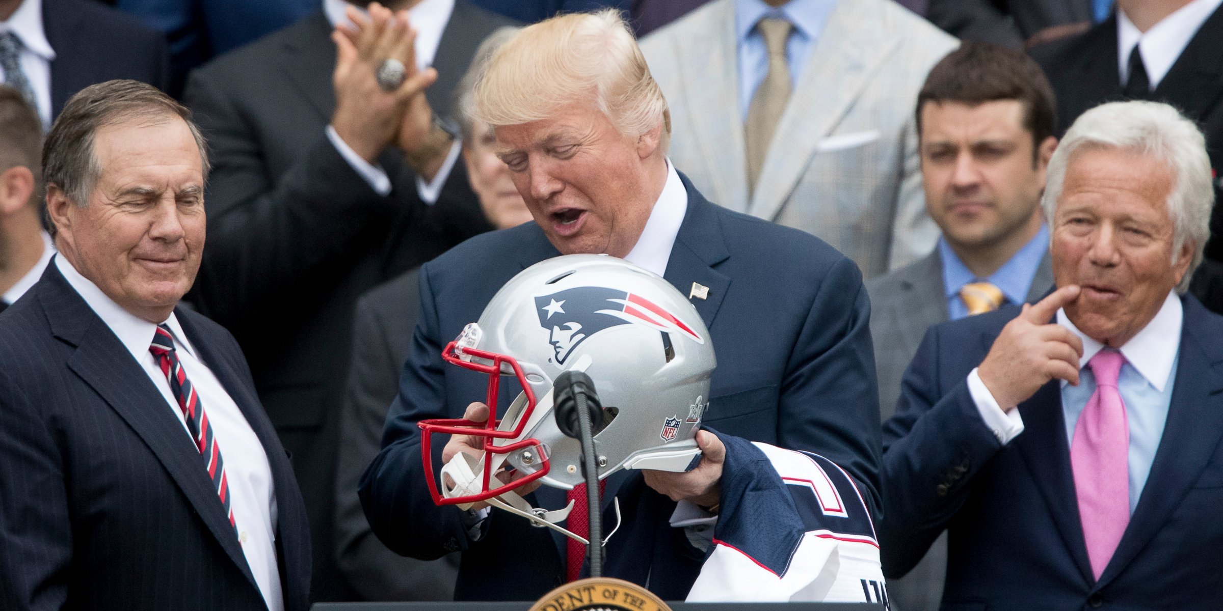 Bovada offers odds on Donald Trump attending NFL game or Colin