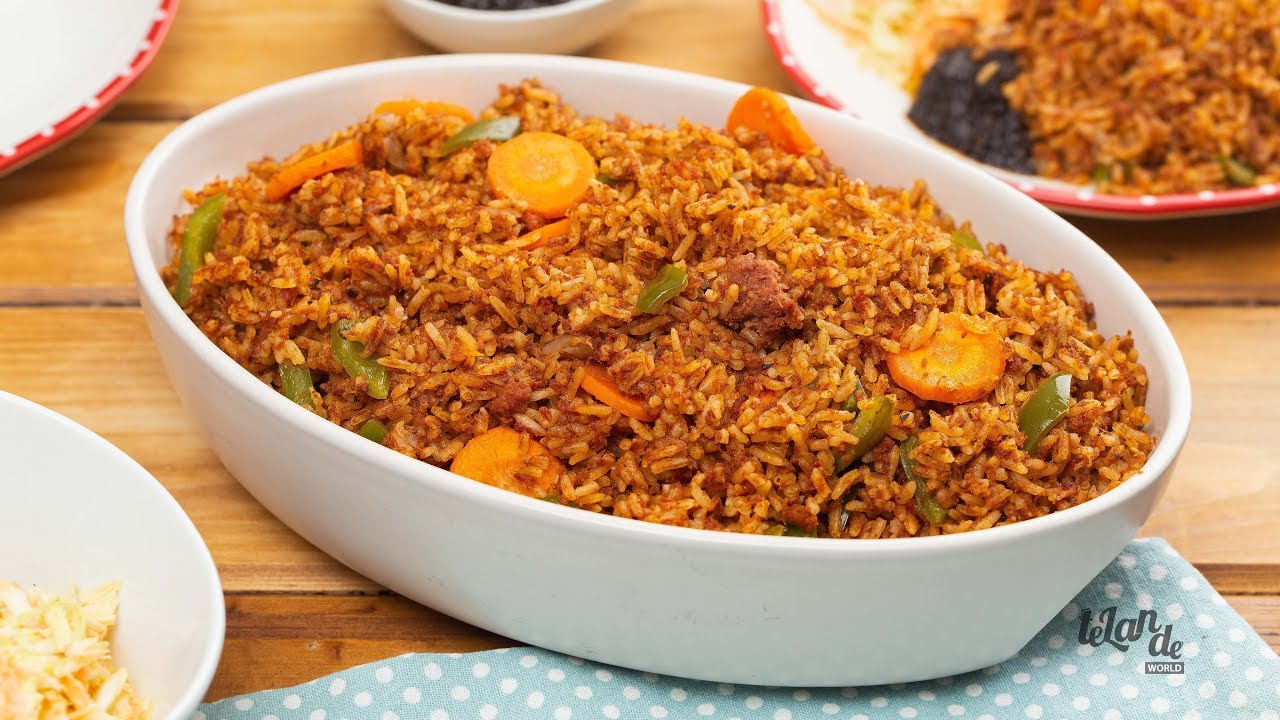 GHANAIAN JOLLOF RICE, The Best Jollof Rice