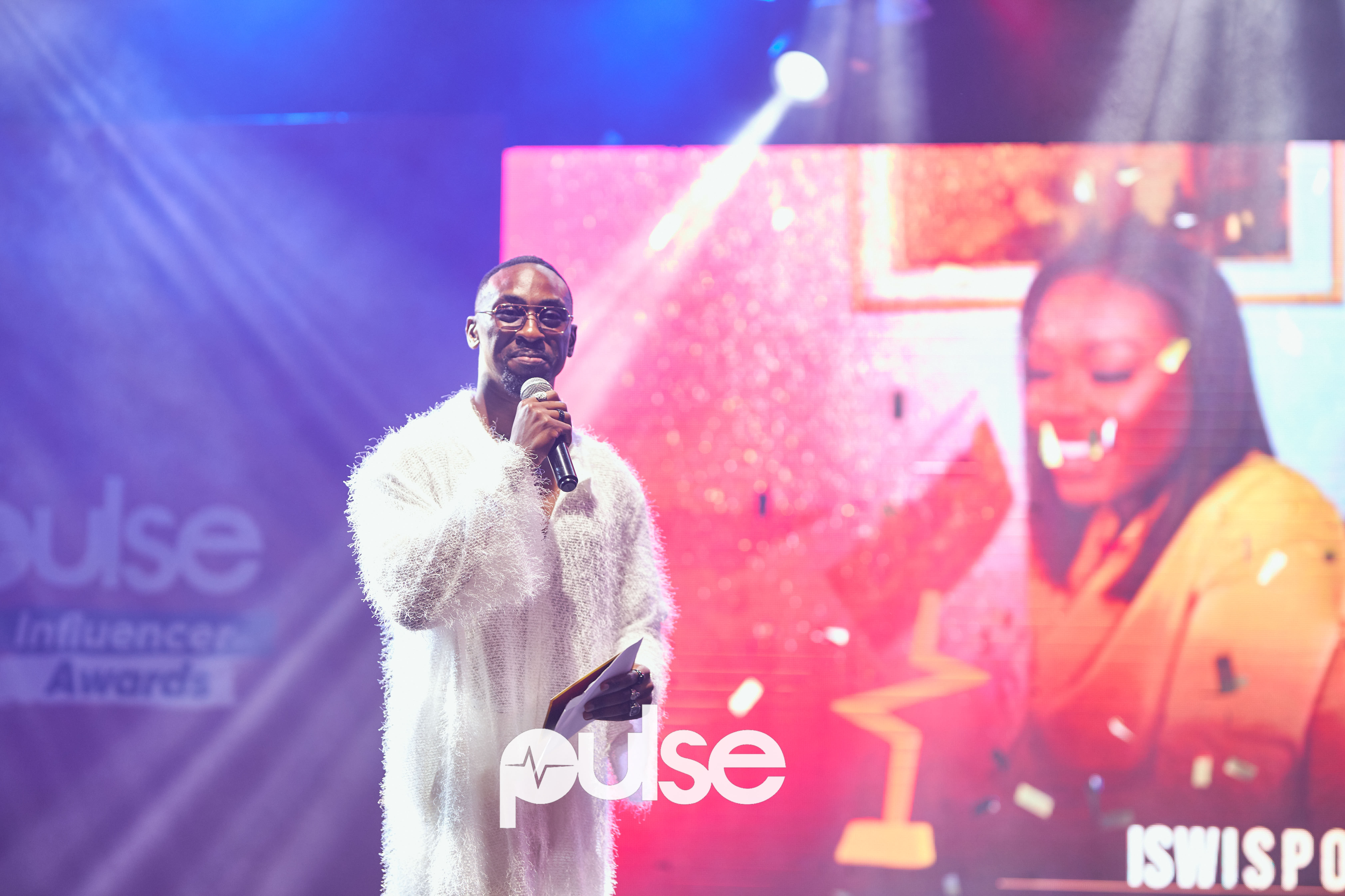 Saga Deolu at the Pulse Influencer Awards 2023