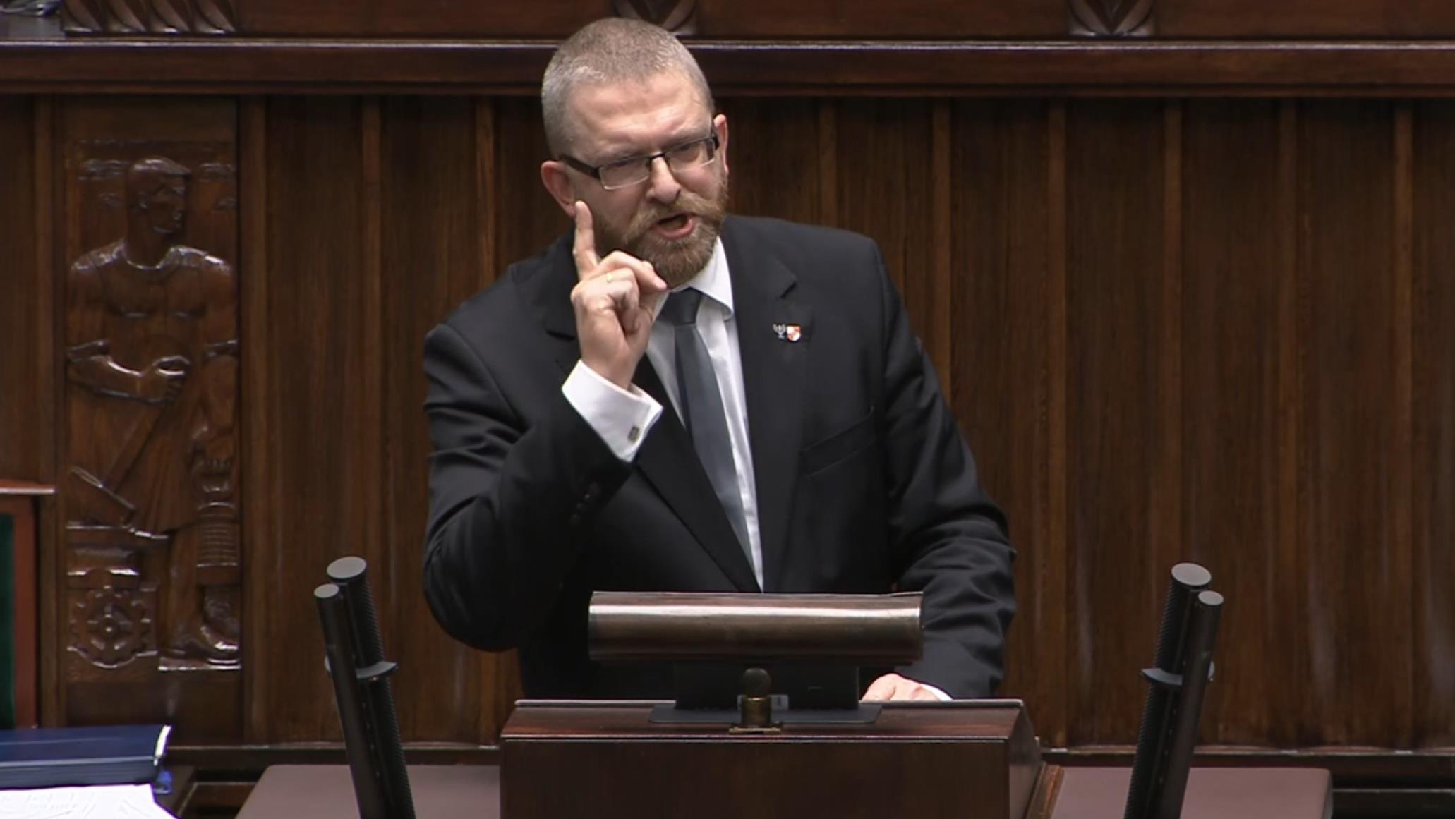 Grzegorz Braun Wpadka W Sejmie Posel Konfederacji Pomylil Uchwaly