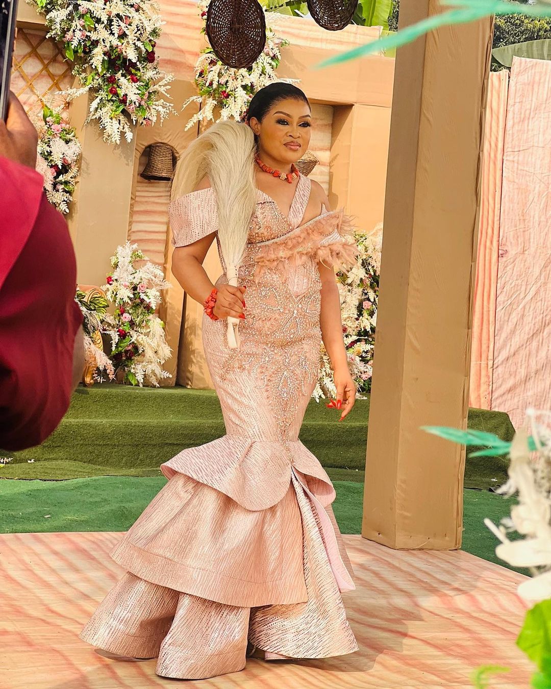 Here's your first look at Nkiru Sylvanus’ star-studded traditional marriage 