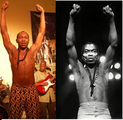 Seun Kuti and his famous parent; Fela Kuti