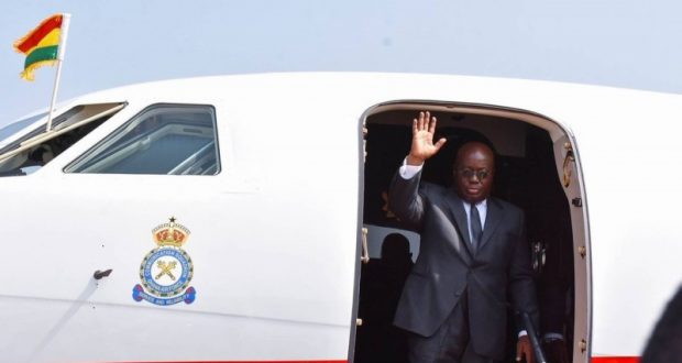 Akufo-Addo leaves for Netherlands, France