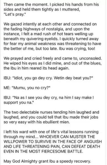 They cried and laughed together [Facebook]