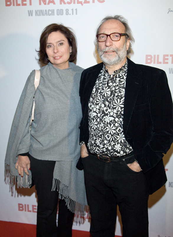 Małgorzata Kidawa-Błońska i Jan Kidawa-Błoński na premierze filmu 