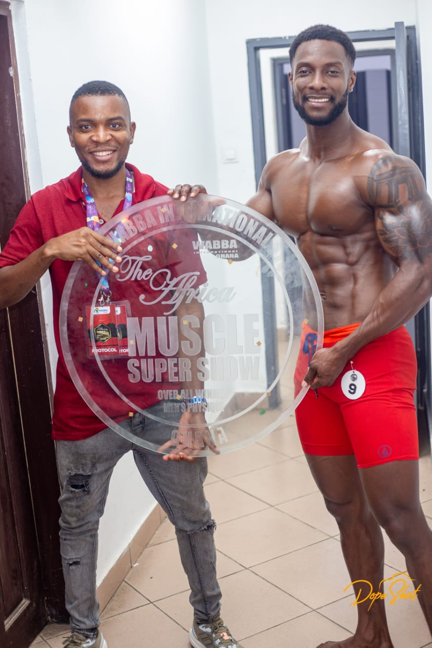 Ghana’s Martinson Ampadu adjudged overall winner at Africa Muscle Super Show