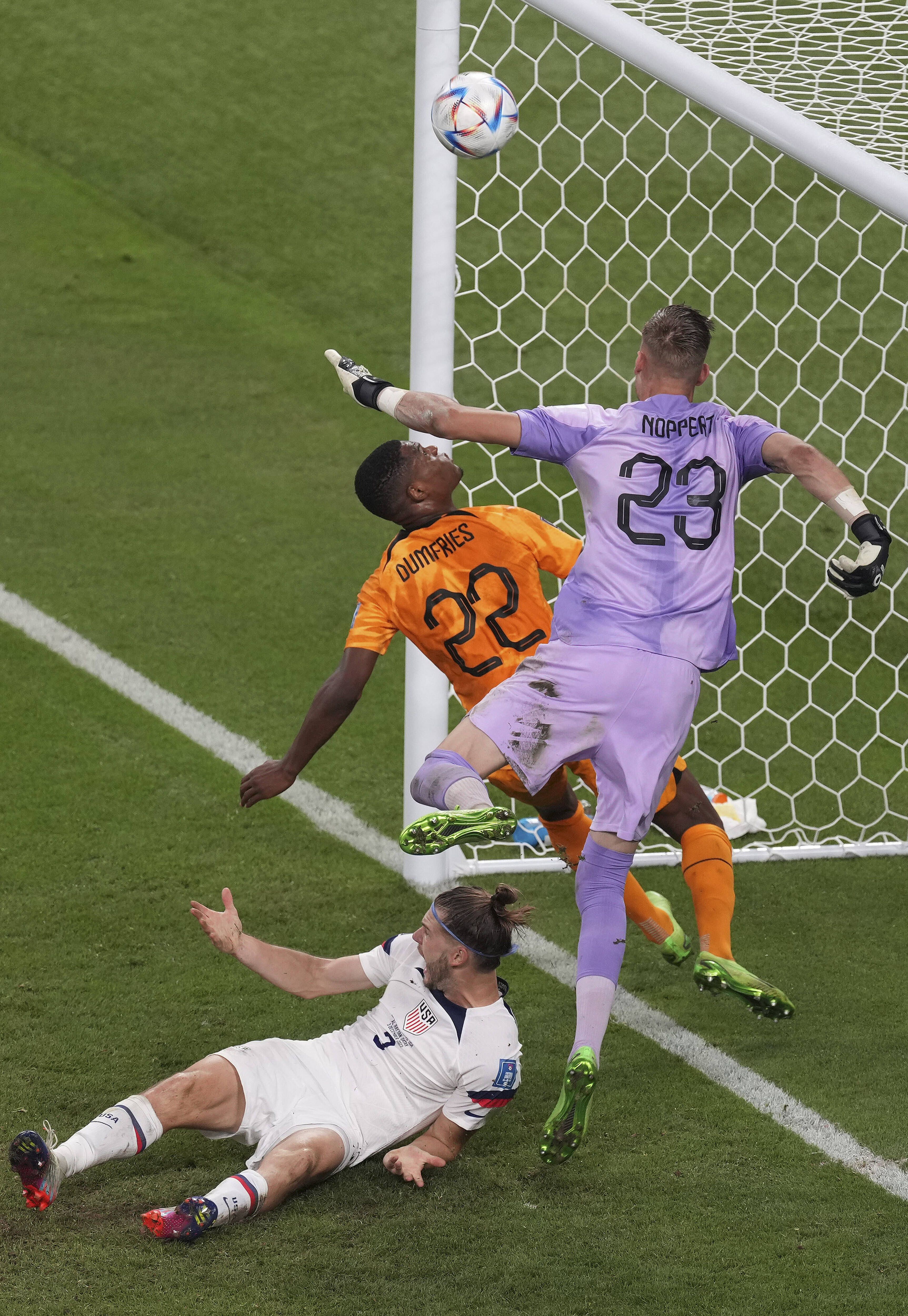 This goal from Haji Wright gave the USA hope but it wasn't enough.