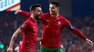 Ronaldo and Bruno Fernandes for Portugal