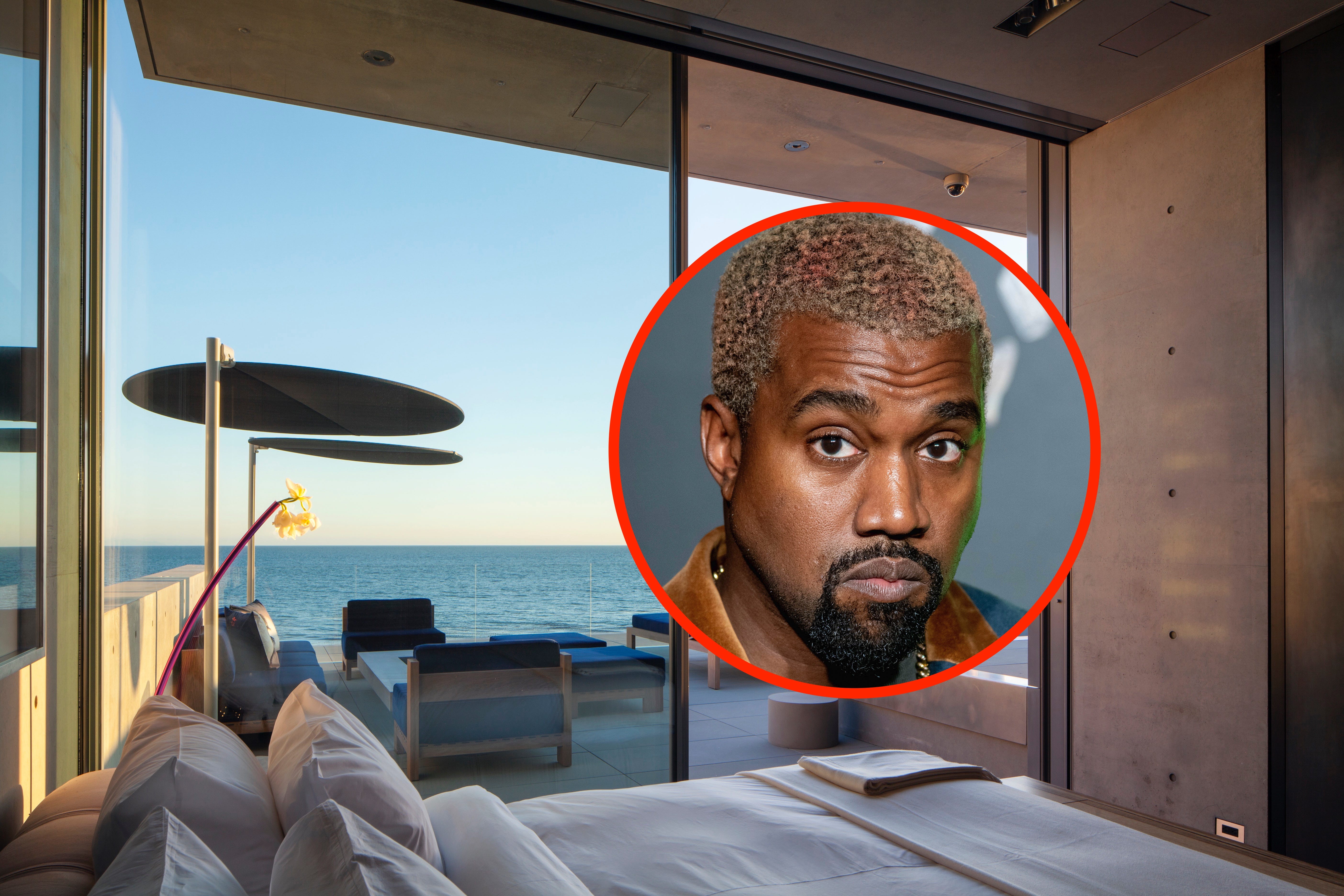 For $53 million, you can buy Kanye West's beachfront home in Malibu. Just  don't expect it to have windows, doors, or plumbing.