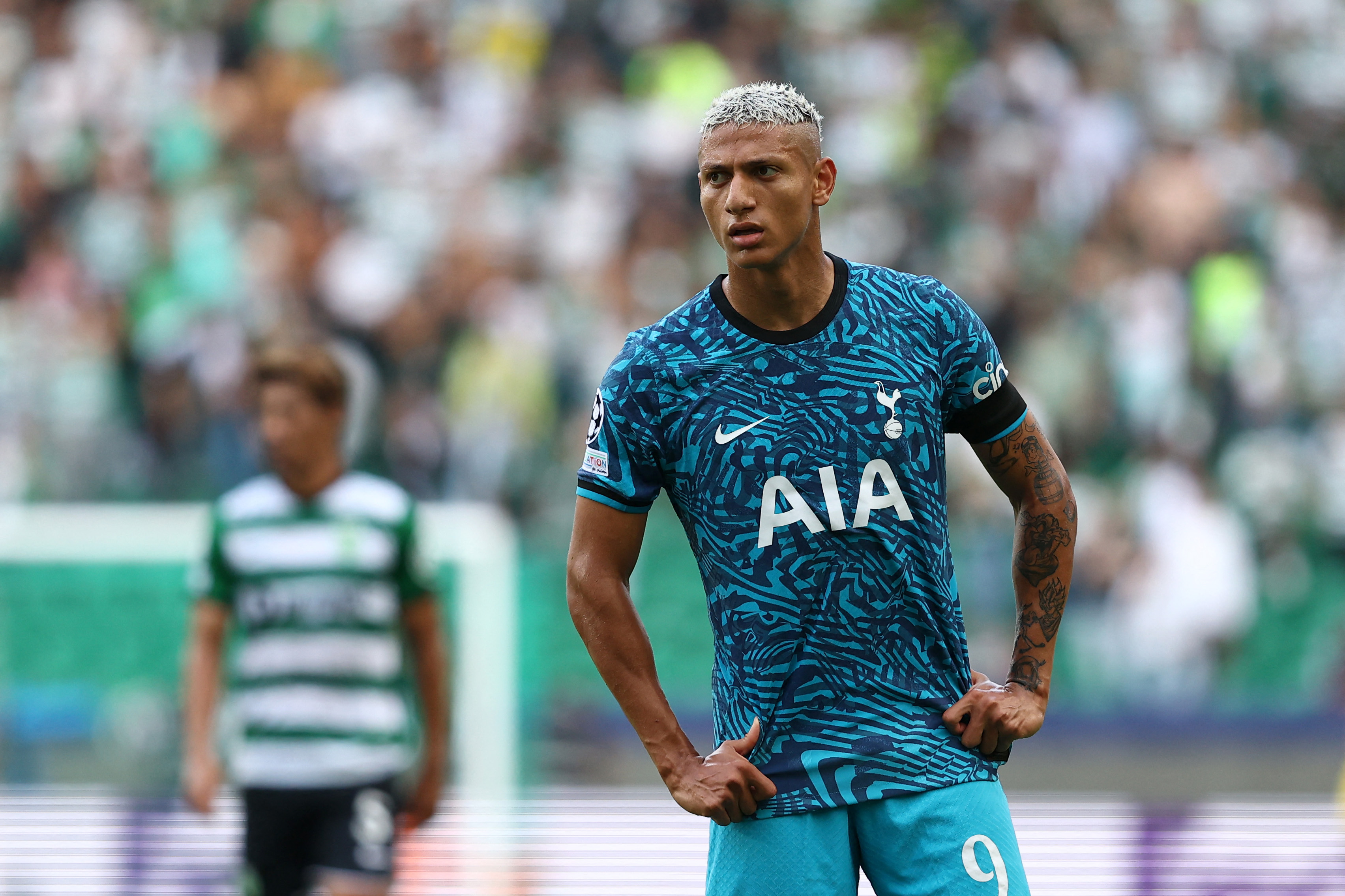 Richarlison saw his first half effort ruled out for offside